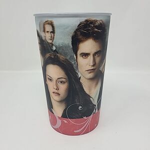 Twilight Eclipse Lenticular Holographic Cup 22oz Edward Bella Cullen Plastic NEW